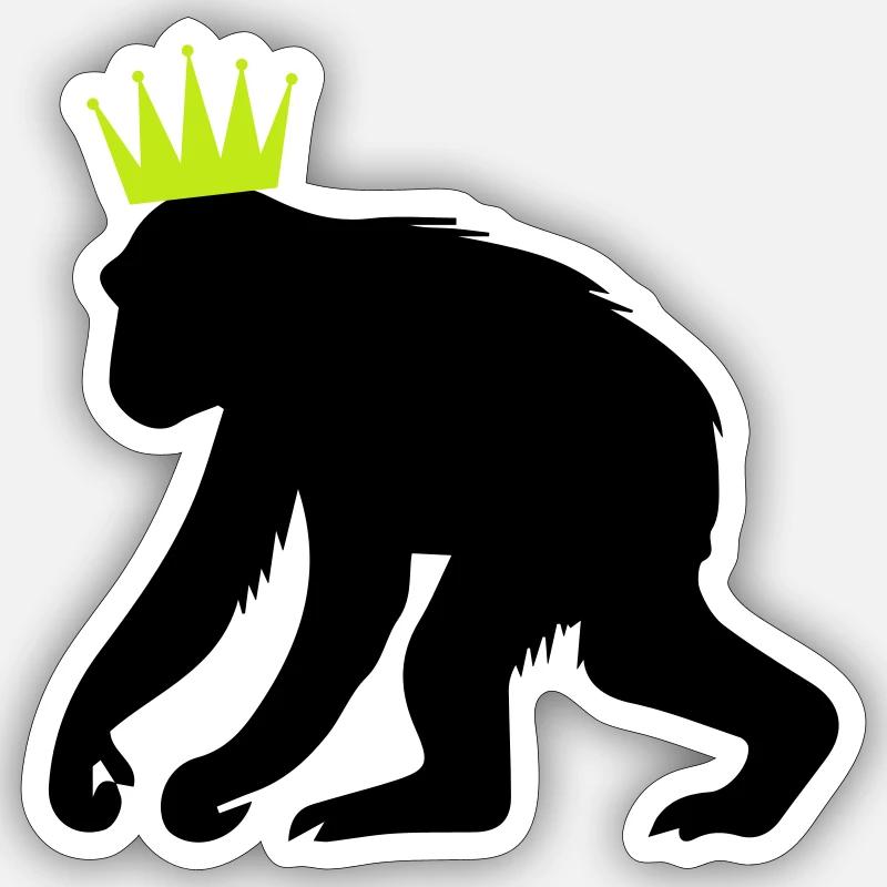 Monkey King Sticker size S (10 x 10 cm)