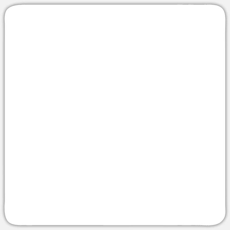 ZIEGE - Sticker Größe S (10 x 10 cm) - Mattweiß