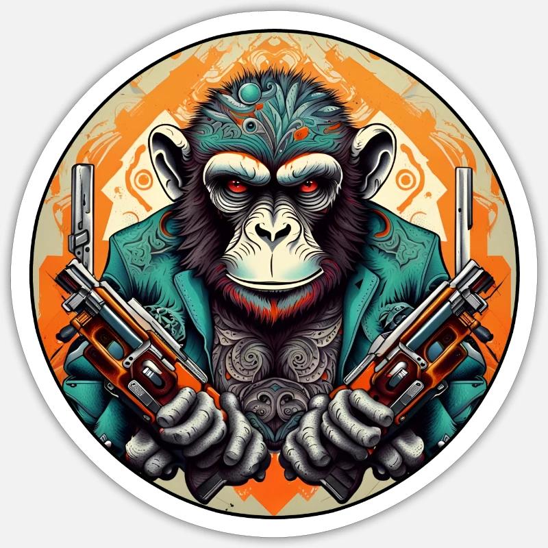 Sticker taille S (10 x 10 cm) - 