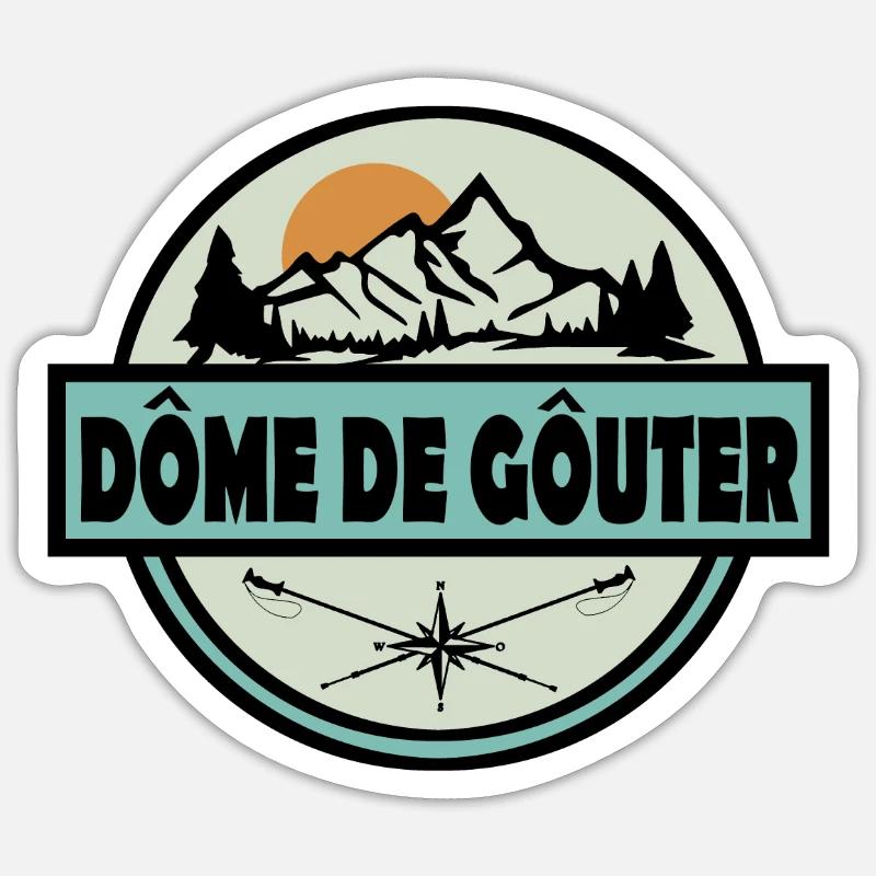 Dome de Gouter Sticker size S (10 x 10 cm)