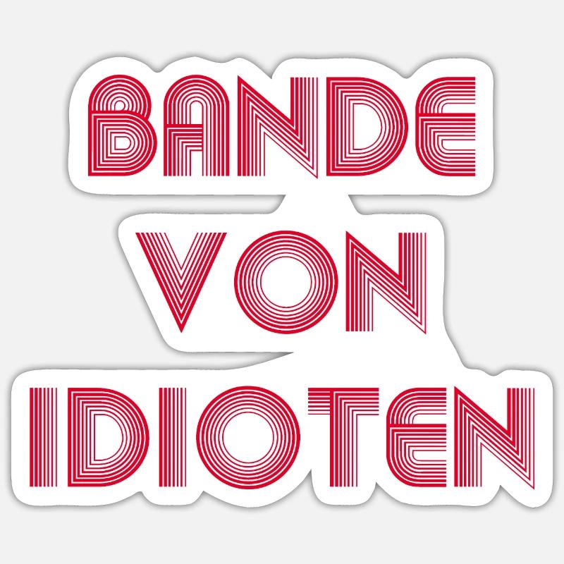 Sticker Größe S (10 x 10 cm) - 