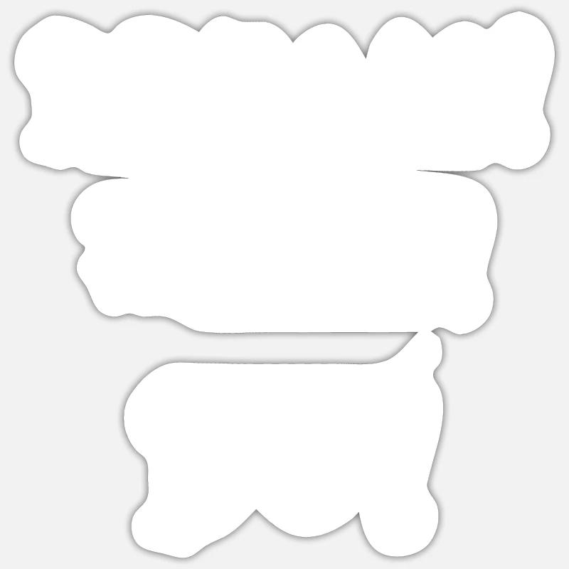 Dream! Plan! Do! - Sticker size S (10 x 10 cm) - white matte
