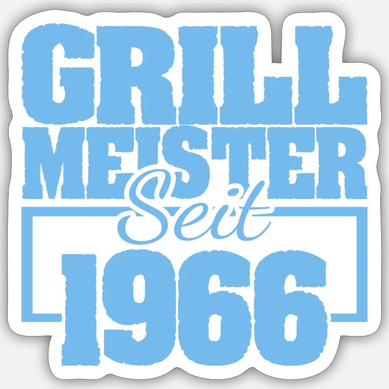 1966 Sticker Größe S (10 x 10 cm)