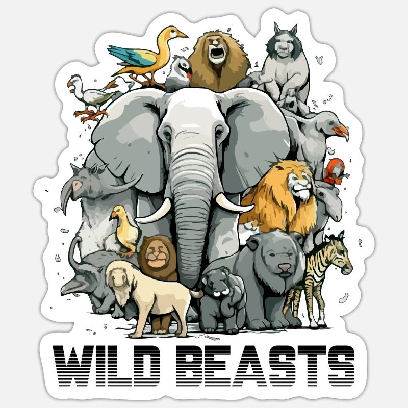 Sticker taille S (10 x 10 cm) - 