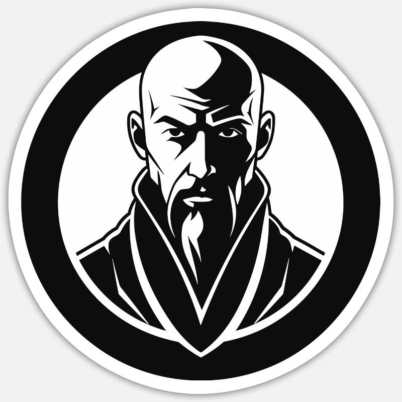 the strict master Sticker size S (10 x 10 cm)