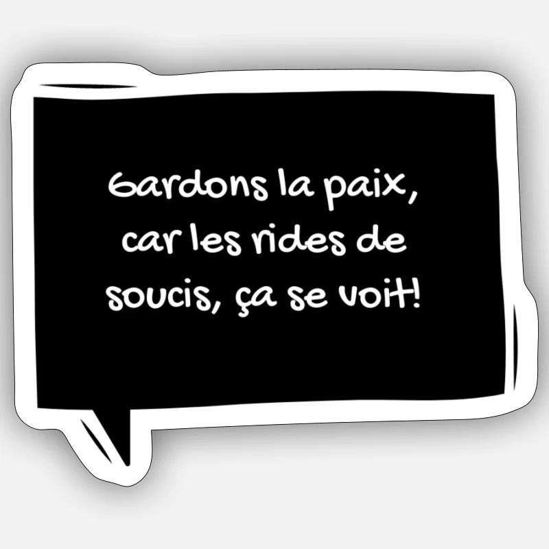Sticker taille S (10 x 10 cm) - 