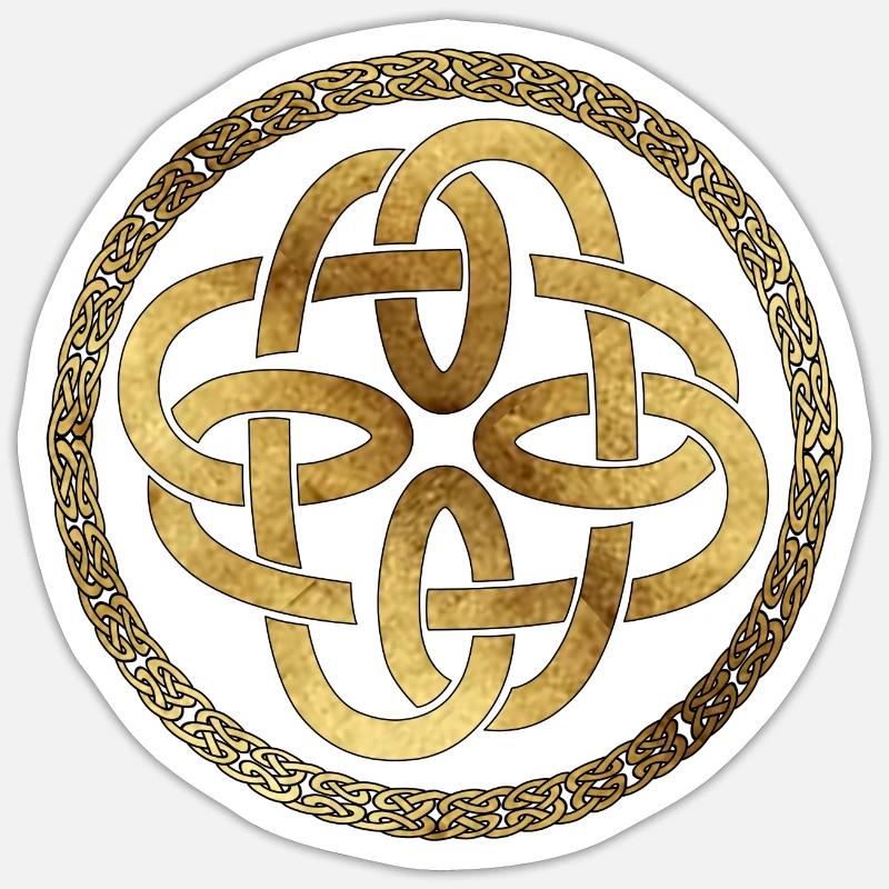 Celtic41 Pergament Sticker Größe S (10 x 10 cm)