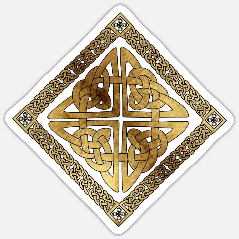 Celtic6 parchment Sticker size S (10 x 10 cm)
