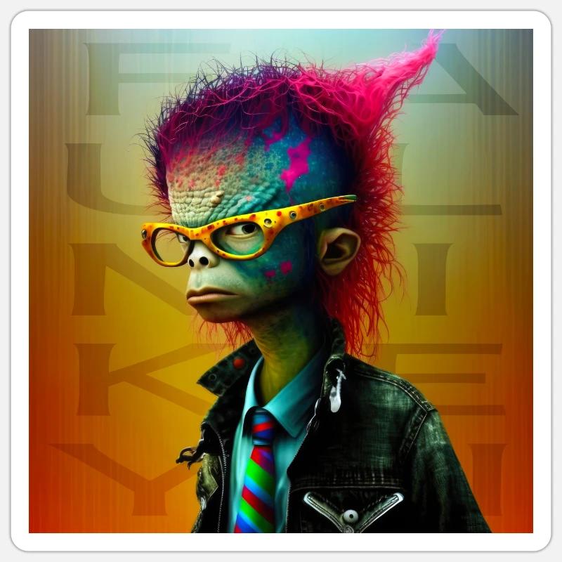 Sticker taille S (10 x 10 cm) - 