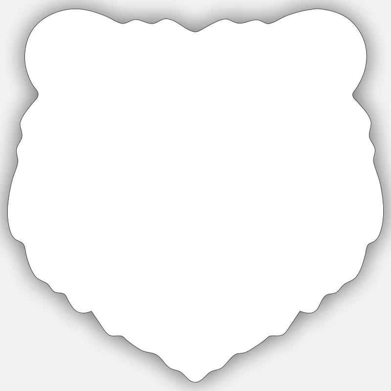 Ours Sticker taille S (10 x 10 cm)