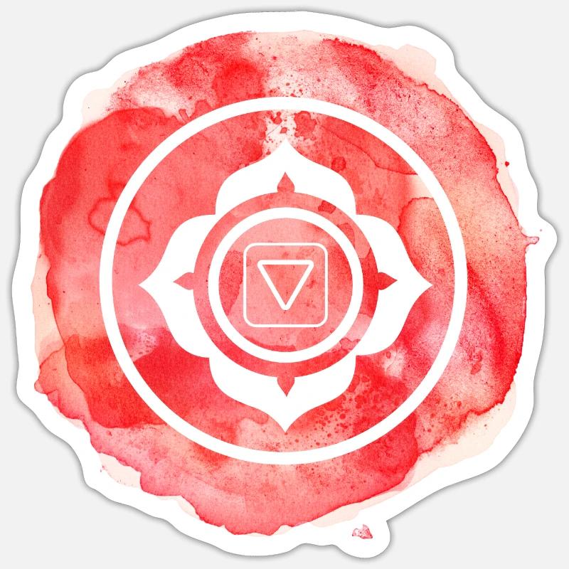 Elevate Your Foundation: Premium Root Chakra Sticker size S (10 x 10 cm)