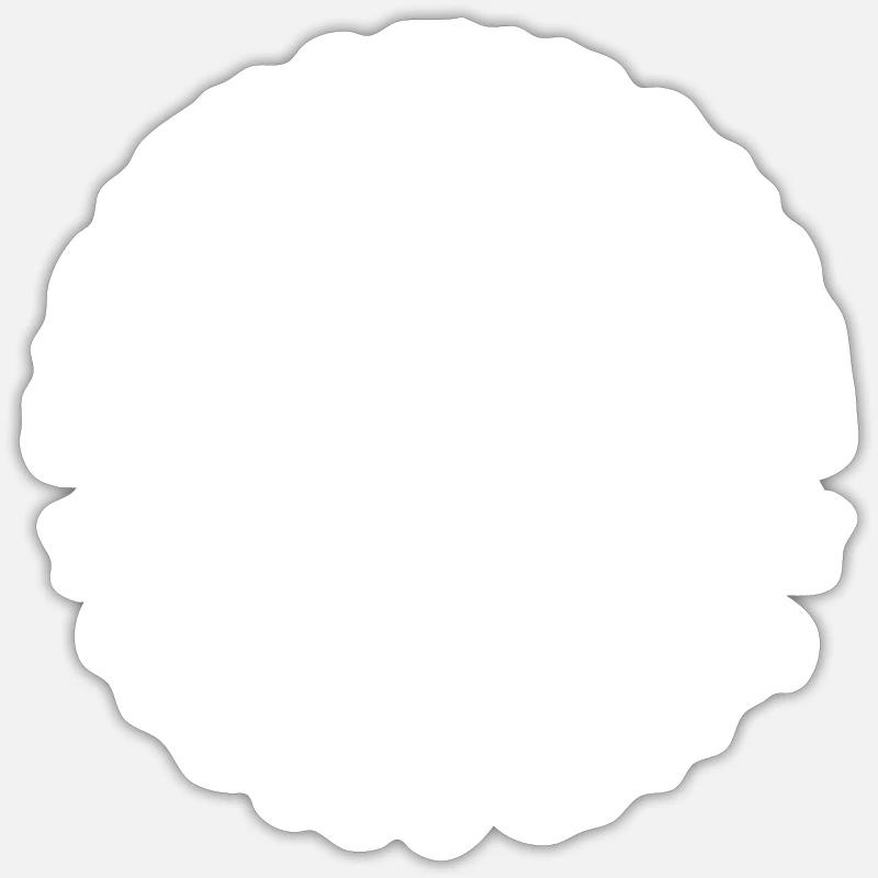 Riesenschnauzer - Sticker Größe S (10 x 10 cm) - Mattweiß
