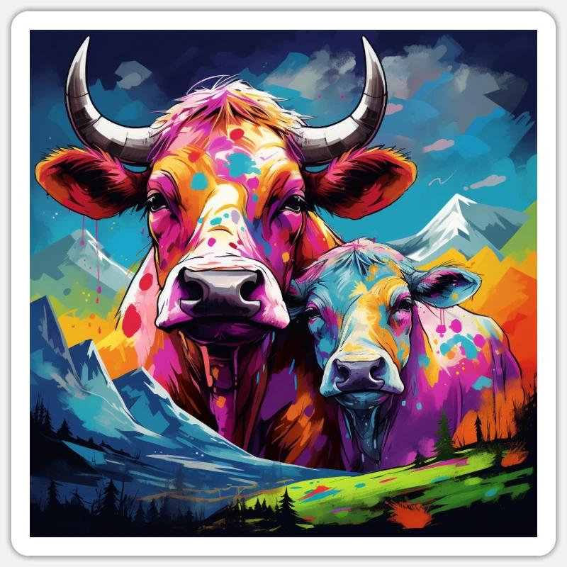 Sticker taille S (10 x 10 cm) - 