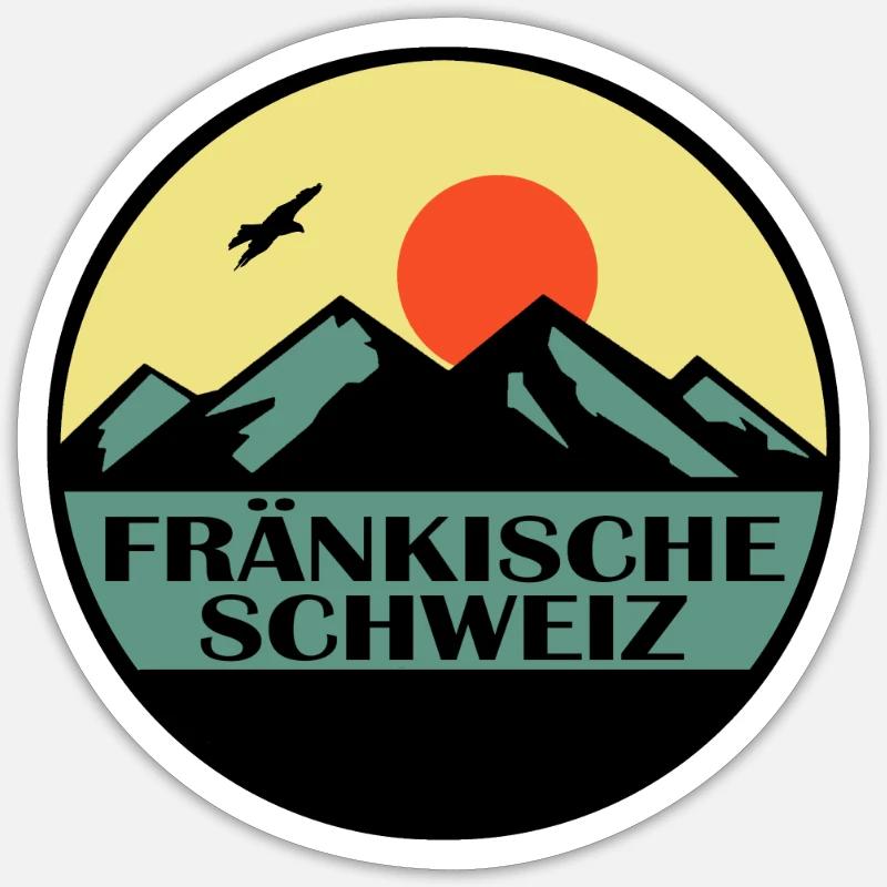 Fränkische Schweiz Sticker Größe S (10 x 10 cm)