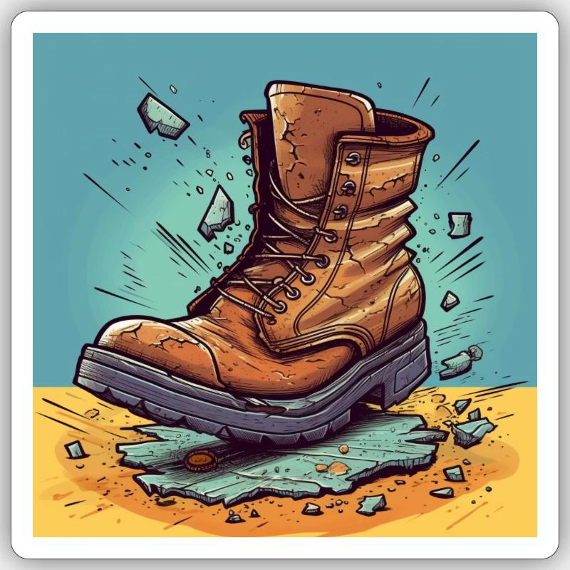 Sticker Größe S (10 x 10 cm) - 