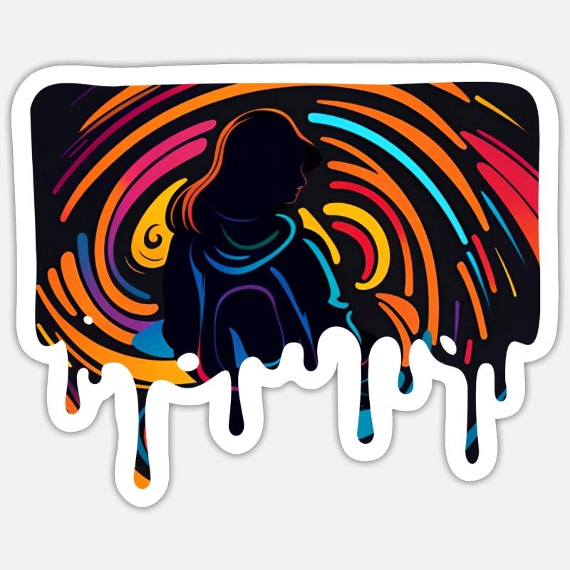 Sticker Größe S (10 x 10 cm) - 