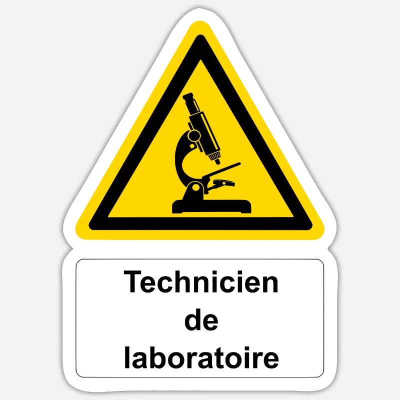 Laboratory Technician Sticker size S (10 x 10 cm)