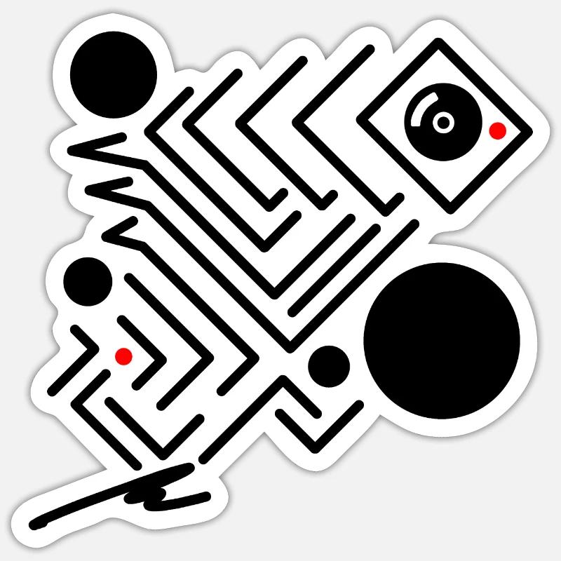 Sticker taille S (10 x 10 cm) - 