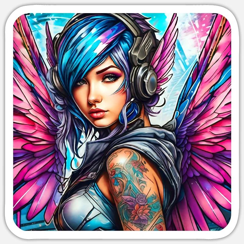 Sticker Größe S (10 x 10 cm) - 