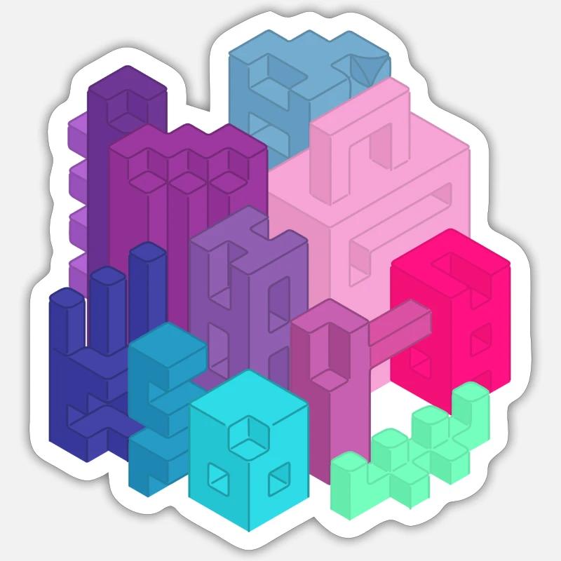 Sticker taille S (10 x 10 cm) - 