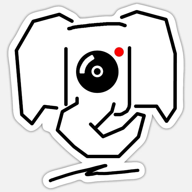 Sticker taille S (10 x 10 cm) - 