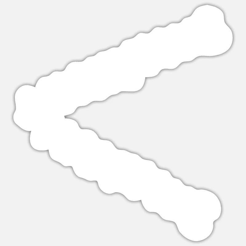 Anonymus Maximus - Sticker size S (10 x 10 cm) - white matte