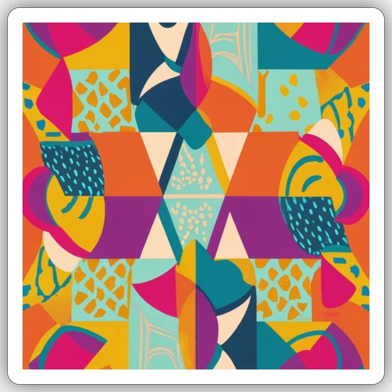 Traditional patterns Sticker size S (10 x 10 cm)