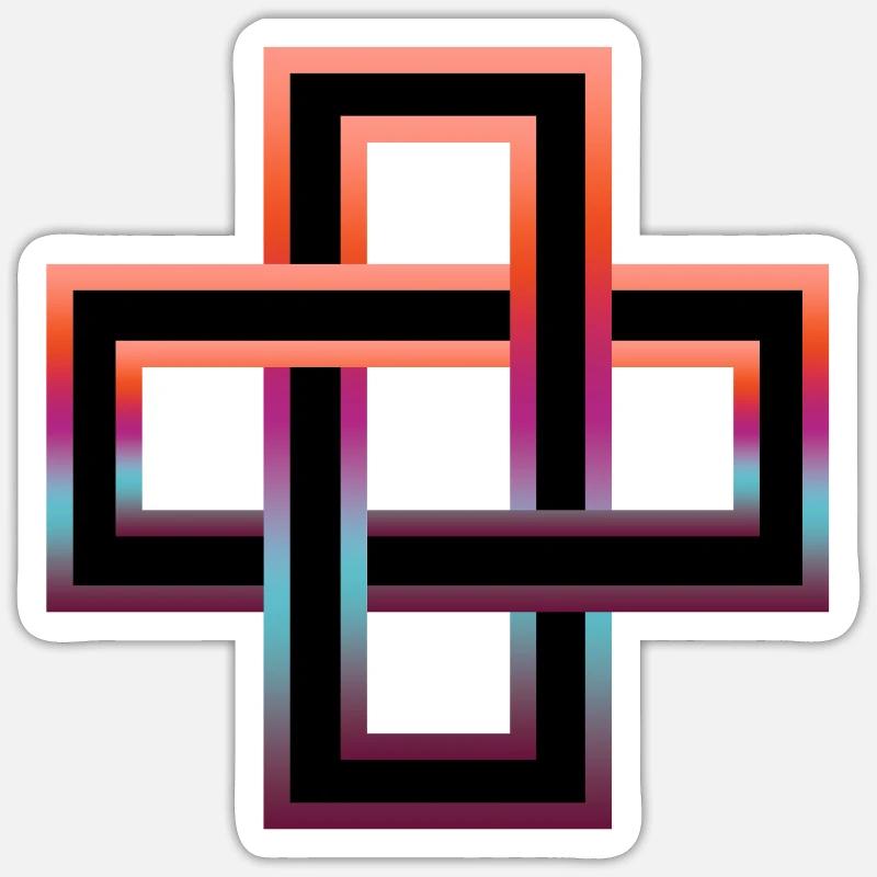 Sticker Größe S (10 x 10 cm) - 