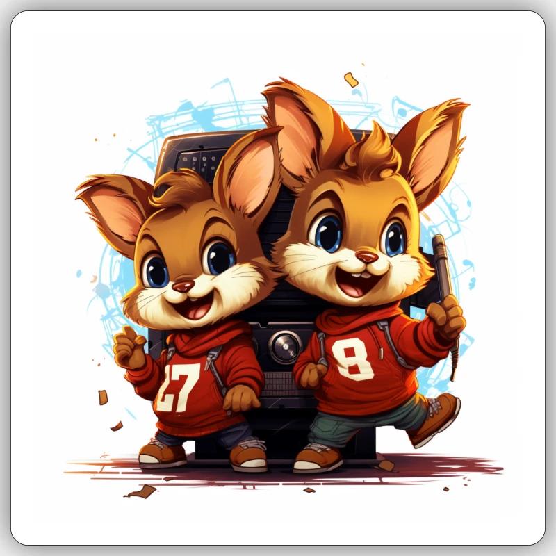 Sticker Größe S (10 x 10 cm) -