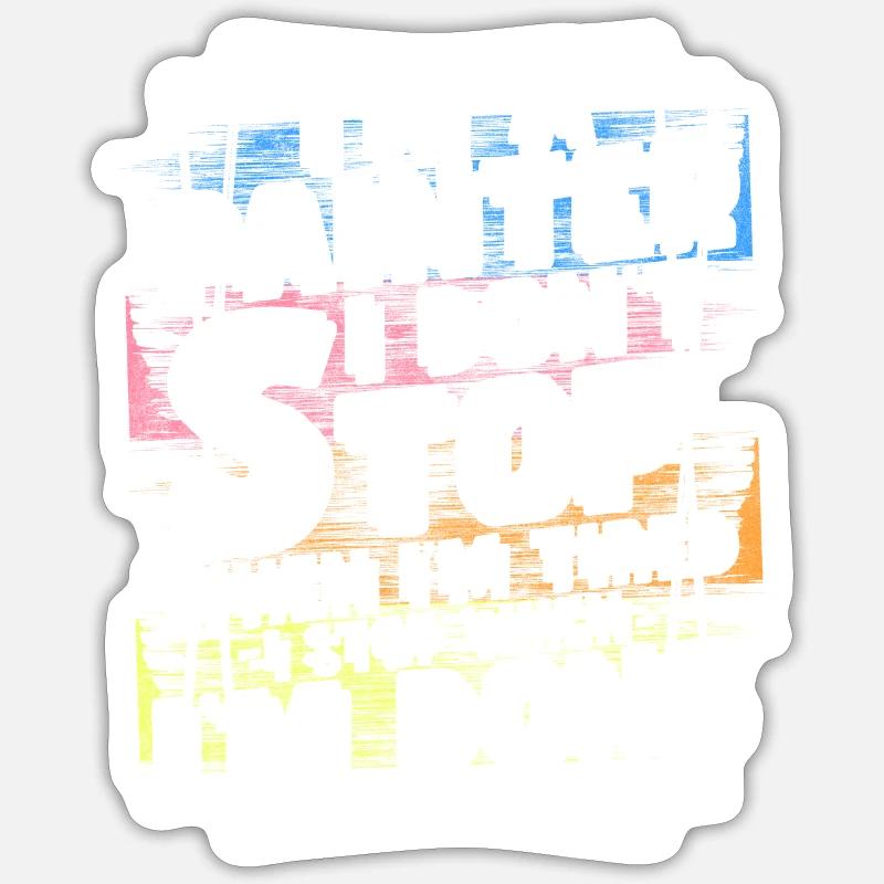 Painter Profession Paint Paint Roller - Sticker size S (10 x 10 cm) - white matte