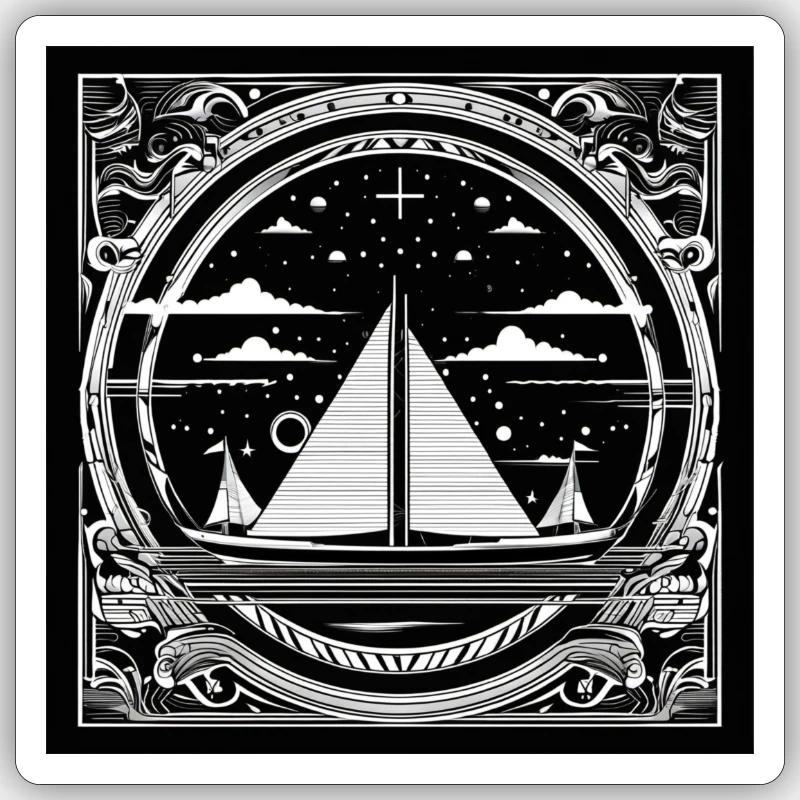 boot Sticker Größe S (10 x 10 cm)