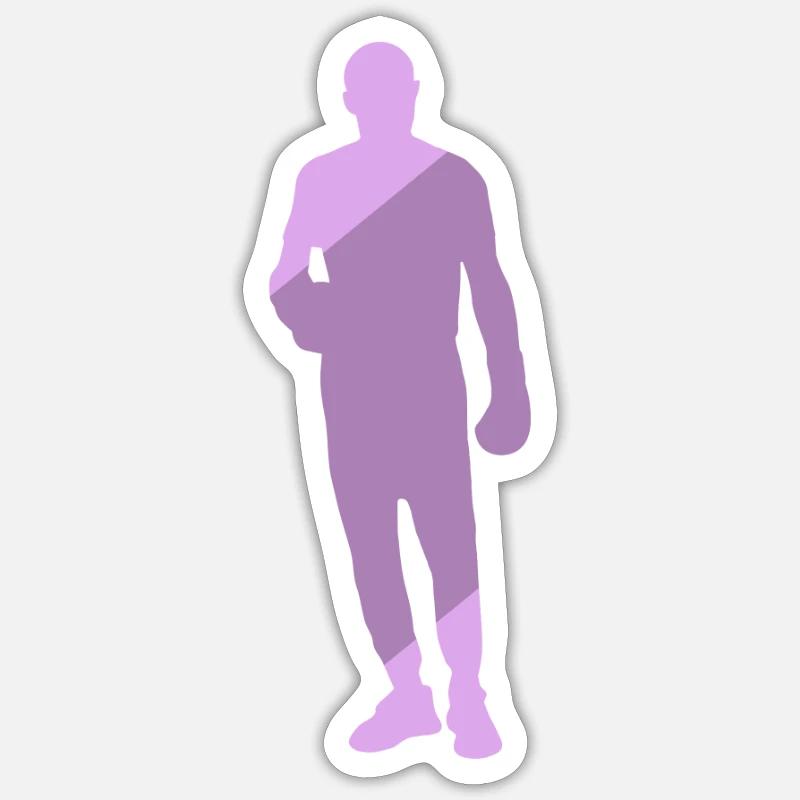 Ring Boxing Gants de boxe Match de boxe Sticker taille S (10 x 10 cm)