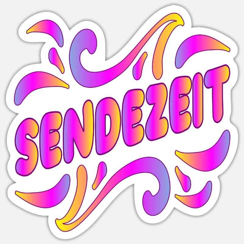 SENDEZEIT Sticker Größe S (10 x 10 cm)