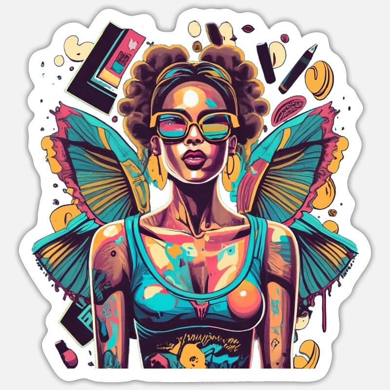 Sticker taille S (10 x 10 cm) - 