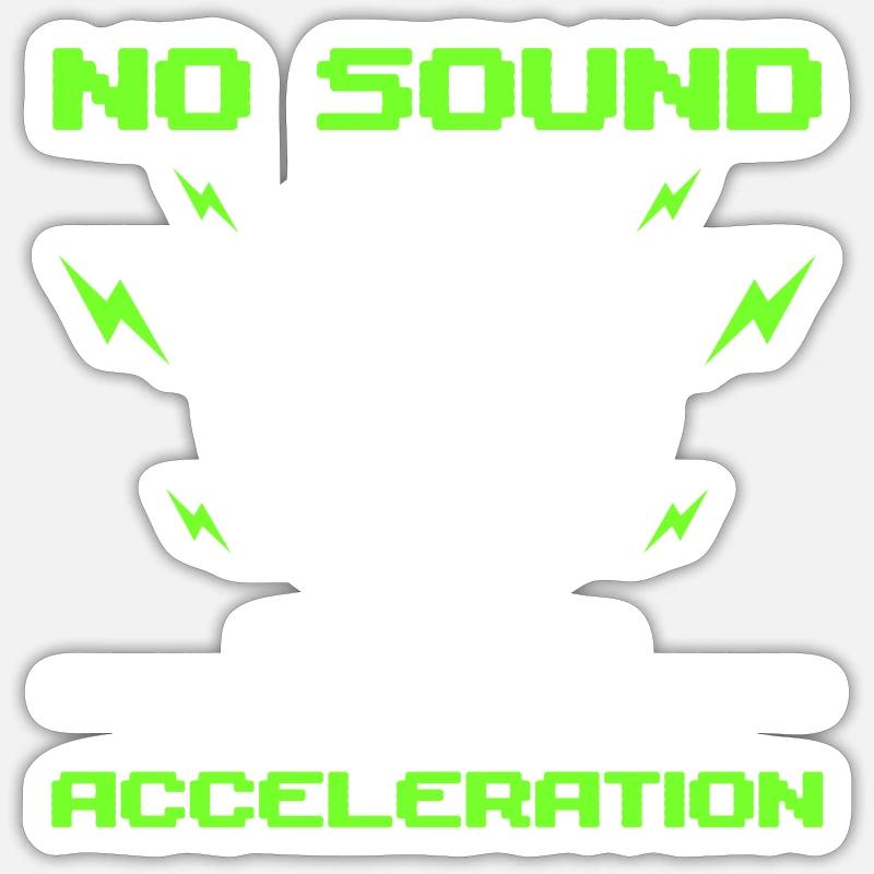 Electromobility Car Environment Climate - Sticker size S (10 x 10 cm) - white matte