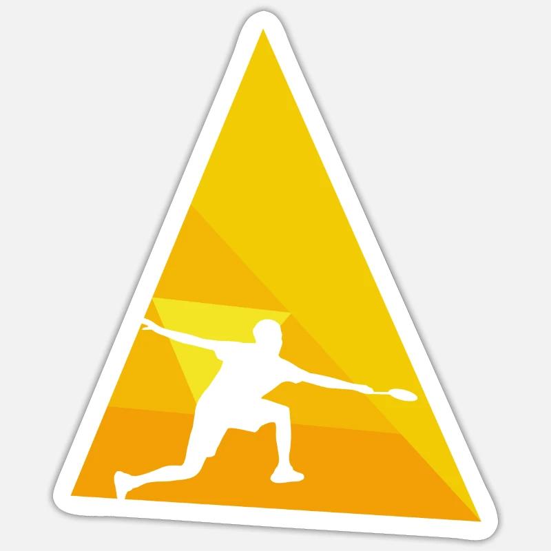 Badminton Drop Drop Badmintonschläger Sticker Größe S (10 x 10 cm)