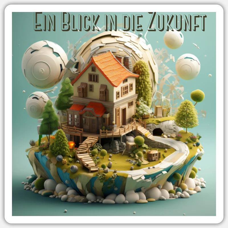 Sticker Größe S (10 x 10 cm) - 