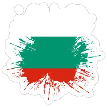 Bulgaria Flag Bulgarian Flag Golden Sands - Sticker size S (10 x 10 cm) - white matte - Front