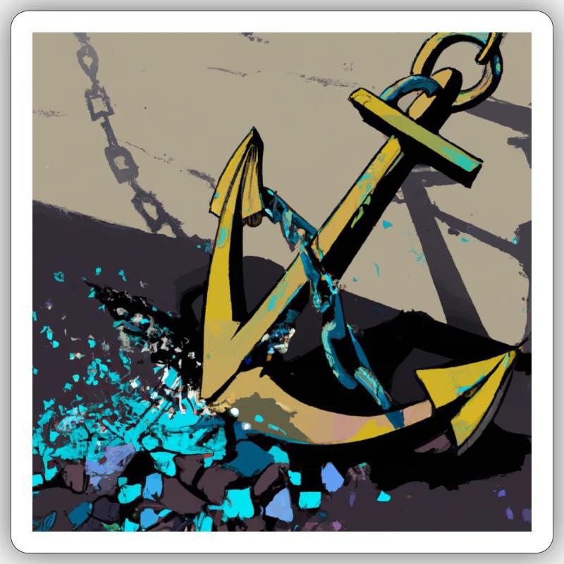 Conception d’ancrage Zéro Sticker taille S (10 x 10 cm)