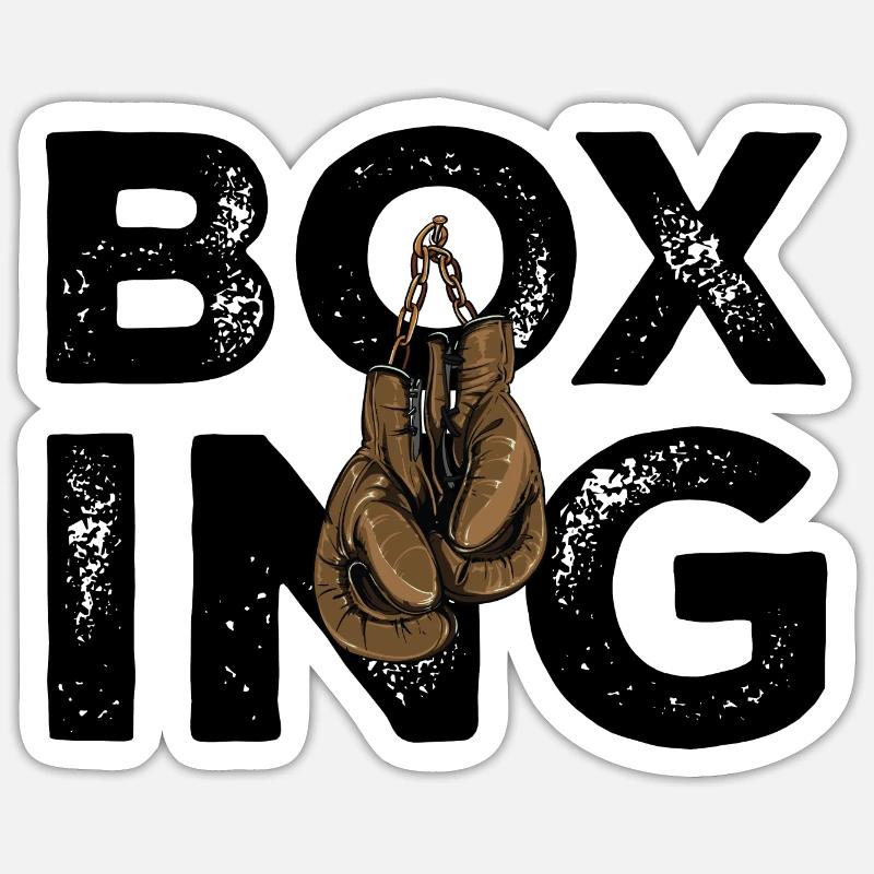 Gants de boxe Boxe Sticker taille S (10 x 10 cm)