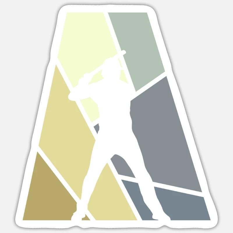 Fielding Baserunner - Sticker taille S (10 x 10 cm) - blanc mat