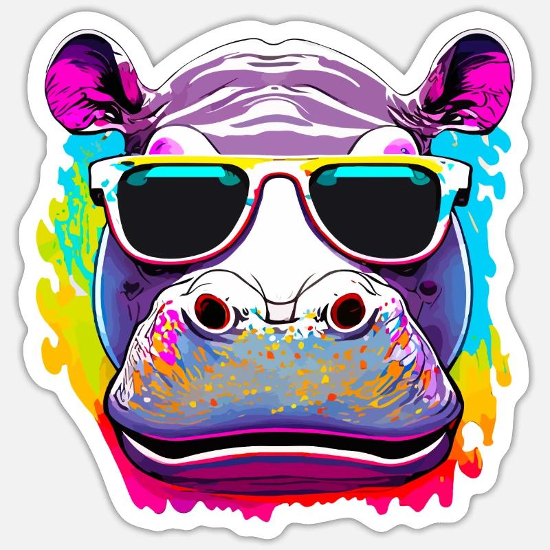 Sticker Größe S (10 x 10 cm) - 