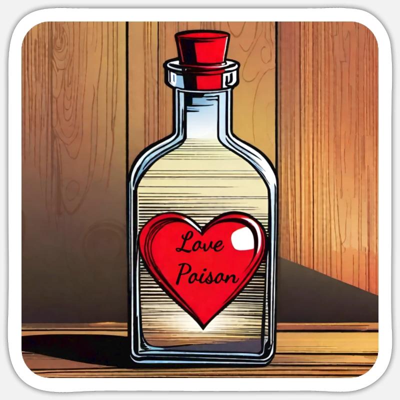 Élixir d’amour Sticker taille S (10 x 10 cm)