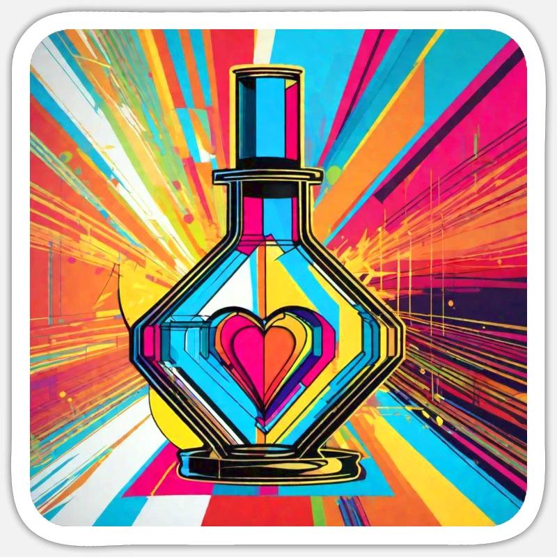 Élixir d’amour Sticker taille S (10 x 10 cm)
