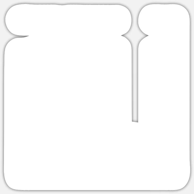 Werde deine Beste Version! Sticker Größe S (10 x 10 cm)
