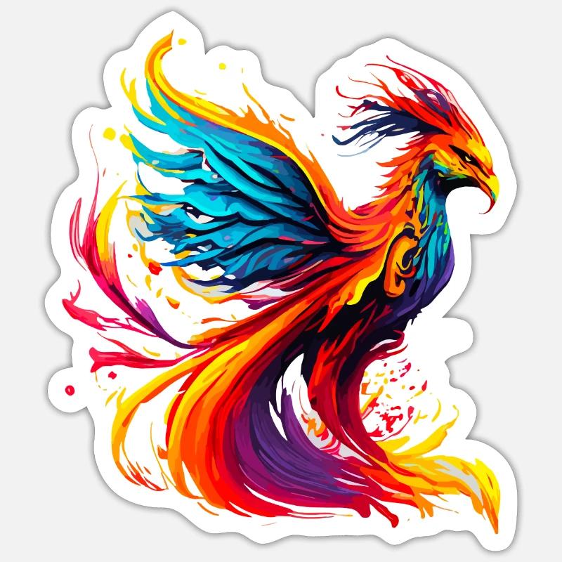 Phoenix Sticker size S (10 x 10 cm)