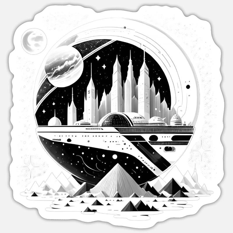 Cité de l’espace 06 Sticker taille S (10 x 10 cm)