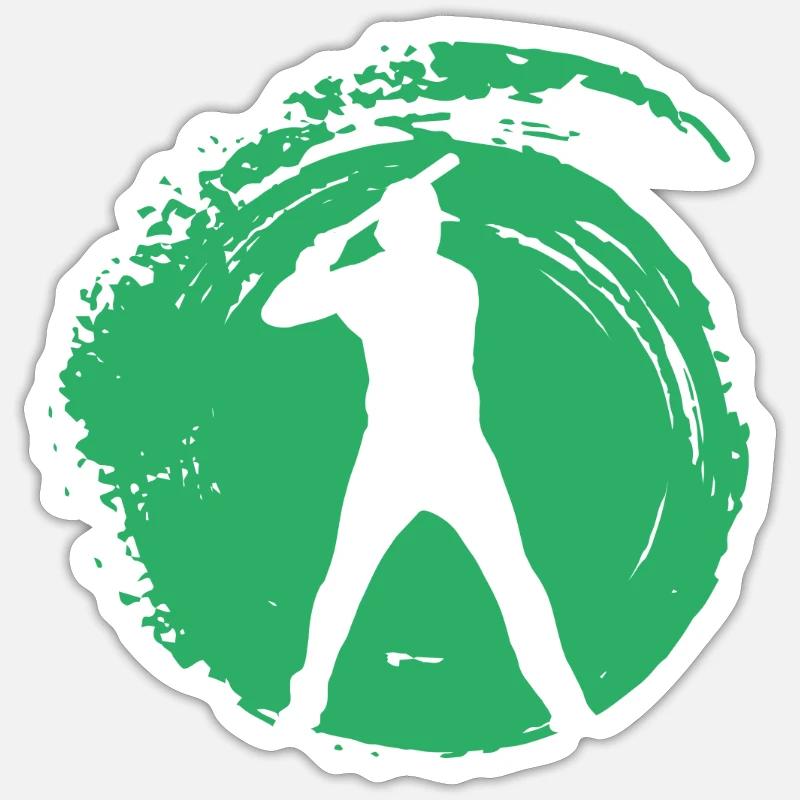 Baserunner Baserunning - Sticker taille S (10 x 10 cm) - blanc mat