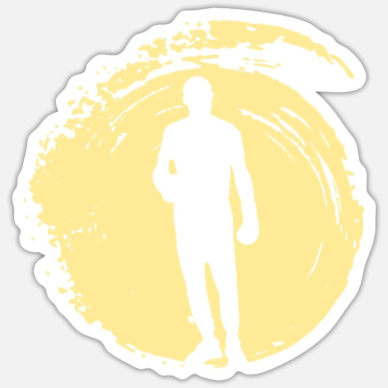 Match de boxe Uppercut Sticker taille S (10 x 10 cm)