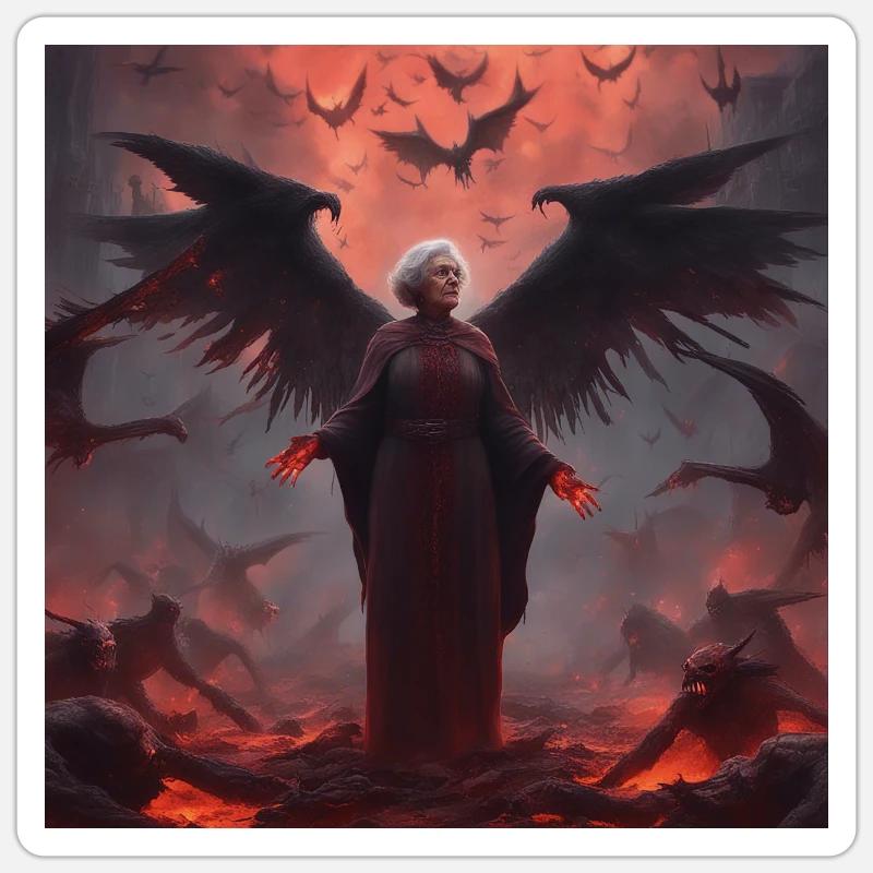 Professeur d’éthique sorti de l’enfer Sticker taille S (10 x 10 cm)